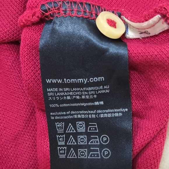 Tommy Hilfiger Men's Xl Pink Polo Short Sleeve Shirt - Picture 7 of 9